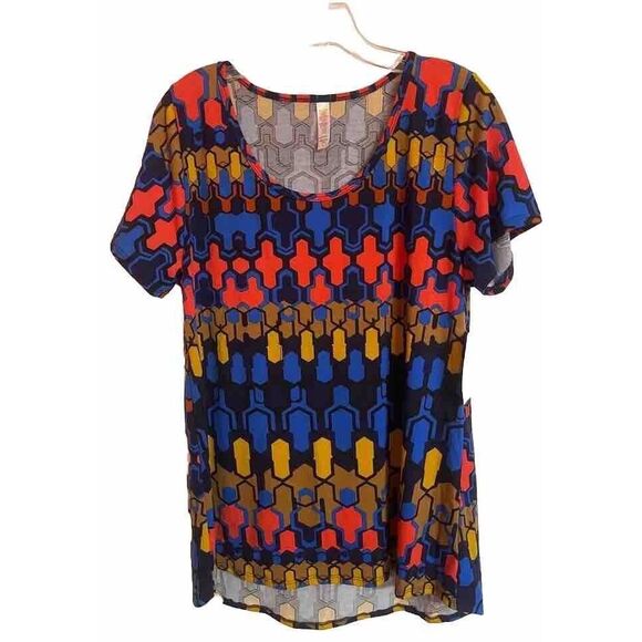 Lularoe Classic T Shirt Large Multicolored - Picture 2 of 5